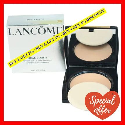 Dual Finish Versatile Powder Makeup - Matte Buff Ii By Lancome For Women 0.67 Oz