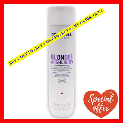 Dualsenses Blondes And Highlights Shampoo By Goldwell For Unisex - 10.1 Oz