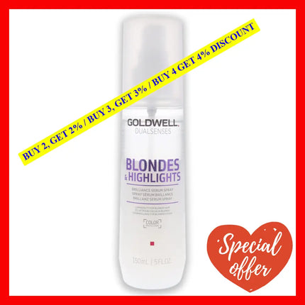 Dualsenses Blondes Highlights Brillance Serum Spray By Goldwell For Unisex - 5 Oz