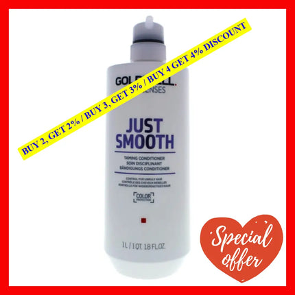 Dualsenses Just Smooth Taming Conditioner By Goldwell For Unisex - 33.8 Oz