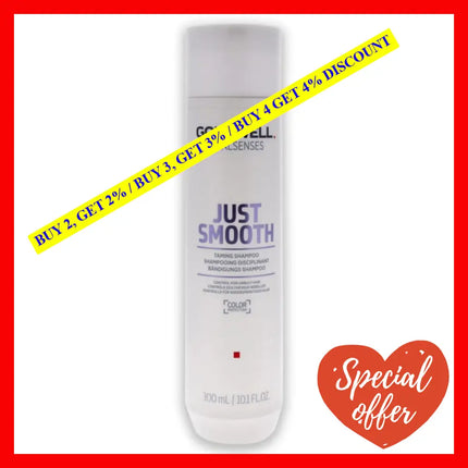 Dualsenses Just Smooth Taming Shampoo By Goldwell For Unisex - 10.1 Oz