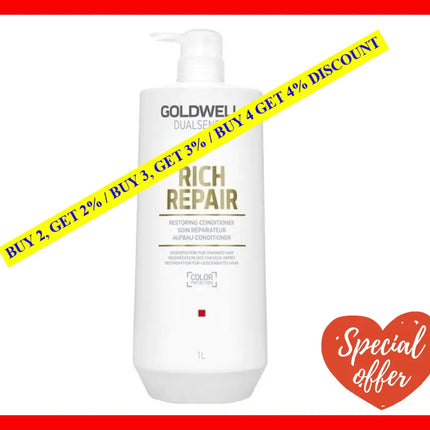 Dualsenses Rich Repair Conditioner By Goldwell For Unisex - 34 Oz