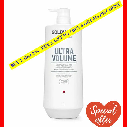 Dualsenses Ultra Volume Bodyfying Shampoo By Goldwell For Unisex - 34 Oz