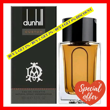 Dunhill Custom By Alfred 3.3 Oz Eau De Toilette Spray For Men