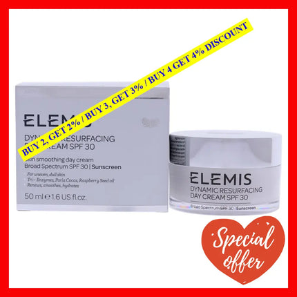 Dynamic Resurfacing Day Cream Spf 30 By Elemis For Women - 1.6 Oz