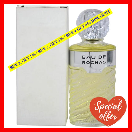 Eau De Rochas By For Women - 4 Oz Edt Splash (Tester)