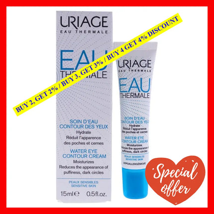 Eau Thermale Water Eye Contour Cream By Uriage For Unisex - 0.5 Oz