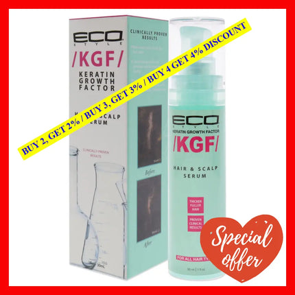 Eco Kgf Hair And Scalp Serum By Ecoco For Unisex - 1 Oz