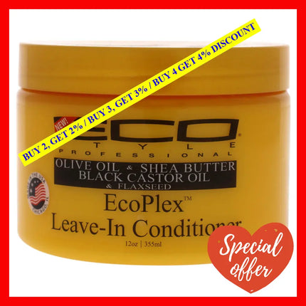 Eco Style Ecoplex Leave-In Conditioner By Ecoco For Unisex - 12 Oz