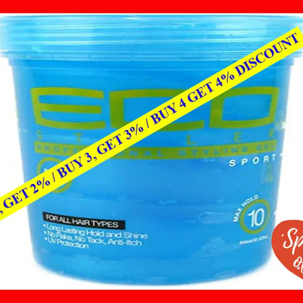 Eco Style Gel - Sport By Ecoco For Unisex 32 Oz