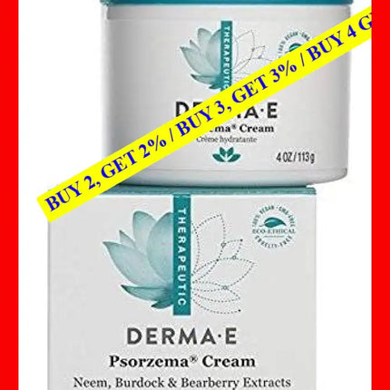 Eczema Relief Cream By Derma-E For Unisex - 4 Oz