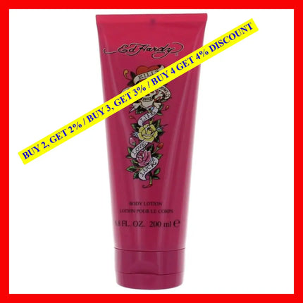 Ed Hardy By Christian Audigier 6.7 Oz Body Lotion For Women