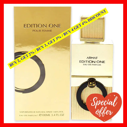 Edition One By Armaf For Women - 3.4 Oz Edp Spray