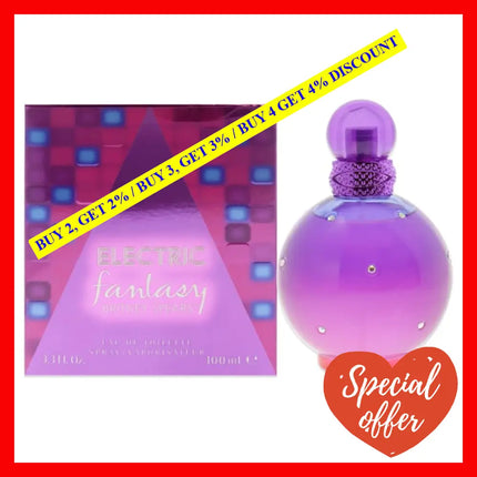 Electric Fantasy By Britney Spears For Women - 3.3 Oz Edt Spray