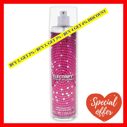 Electrify By Paris Hilton For Women - 8 Oz Fragrance Mist