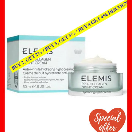 Elemis Pro-Collagen Anti-Ageing Hydrating Night Cream 50 Ml For Women (641628401444)