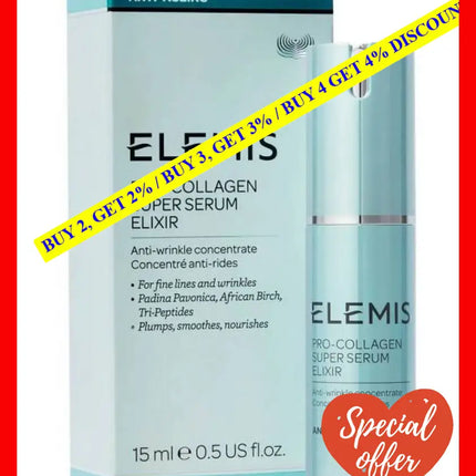 Elemis Pro-Collagen Super Serum Elixir Concentrate 15 Ml For Women (641628001897)