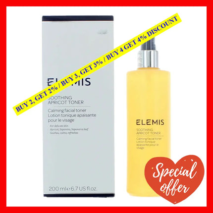 Elemis Soothing Apricot Toner By 6.7 Oz Calming Facial