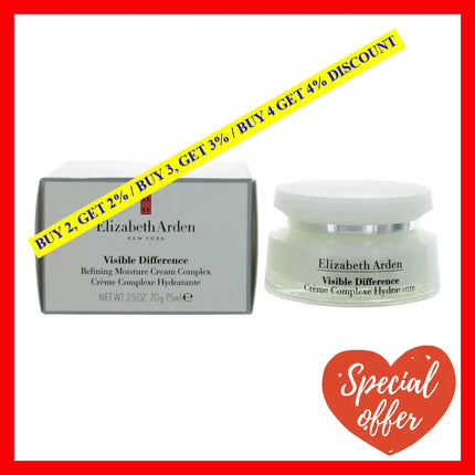 Elizabeth Arden By 2.5 Oz Visible Difference Refining Moisture Cream Complex