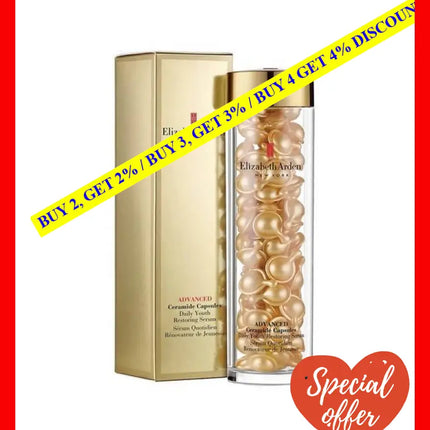 Elizabeth Arden Ceramide Advanced Replenish And Restore Capsules Daily Youth Restoring Serum 7 -