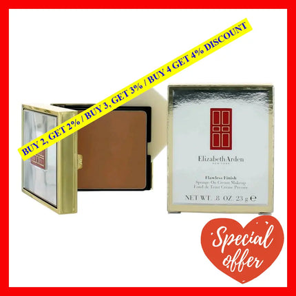 Elizabeth Arden Flawless Finish Sponge-On Cream Makeup By.8 Oz Gentle Beige 02