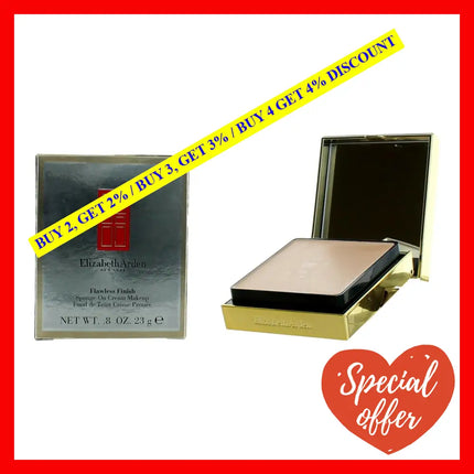 Elizabeth Arden Flawless Finish Sponge-On Cream Makeup By.8 Oz Vanilla 22