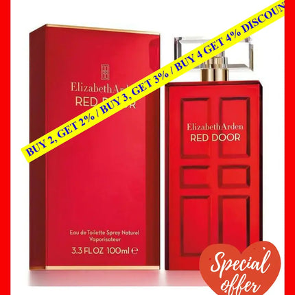 Elizabeth Arden Red Door Edt Spray For Women 100Ml - 85805558420