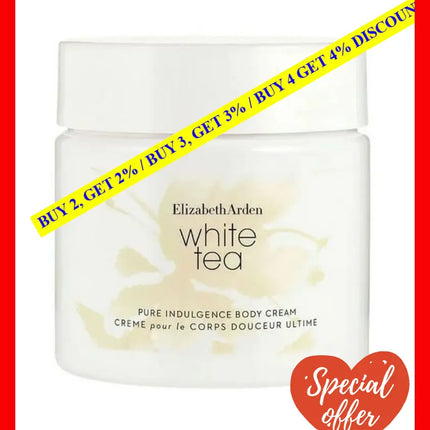 Elizabeth Arden White Tea Pure Indulgence Body Cream 400Ml - 85805557355