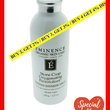 Eminence Organic Skincare Stone Crop Oxygenating Fizzofoliant 4.2 Ounce (2326/Em)