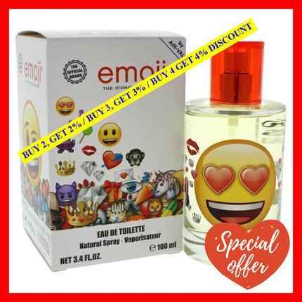 Emoji By For Kids - 3.4 Oz Edt Spray