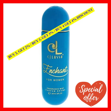 Enchant By Cj Lasso For Women - 8 Oz Fragrance Mist