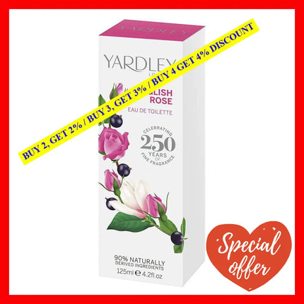 English Rose By Yardley London For Women - 4.2 Oz Edt Spray