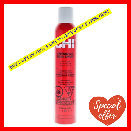 Enviro 54 Hairspray Natural Hold By Chi For Unisex - 10 Oz Hair Spray