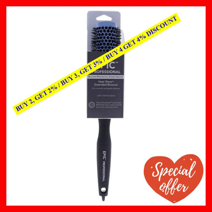 Epic Pro Heat Wave Extended Blowout Brush - Small By Wet For Unisex 2.25 Inch Hair