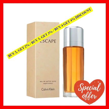 Escape By Calvin Klein For Women - 3.4 Oz Edp Spray