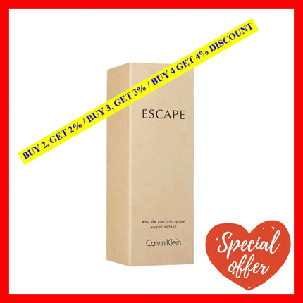 Escape By Calvin Klein For Women - 3.4 Oz Edp Spray