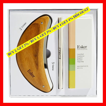 Esker Body Plane Set By 3 Piece With Restortive Oil