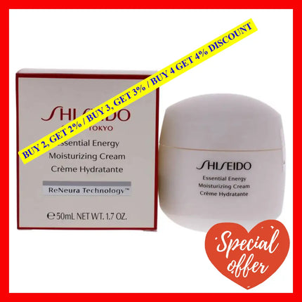 Essential Energy Hydrating Cream By Shiseido For Women - 1.7 Oz