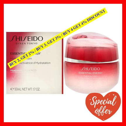 Essential Energy Hydrating Cream By Shiseido For Women - 1.7 Oz