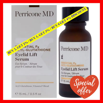 Essential Fx Acyl-Glutathione Eyelid Lift Serum By Perricone Md For Unisex - 0.5 Oz