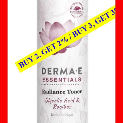 Essentials Radiance Toner By Derma-E For Unisex - 6 Oz