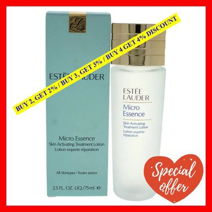 Estee Lauder Micro Essence Skin Activating Treatment Lotion 2.5 Ounce