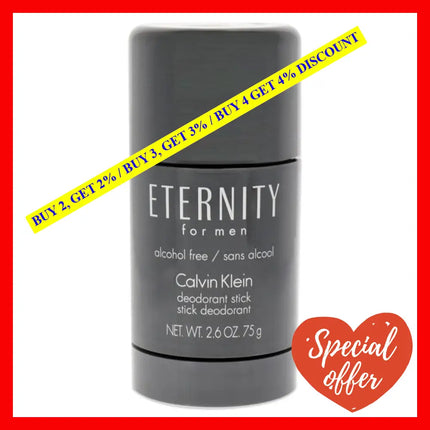 Eternity By Calvin Klein For Men - 2.6 Oz Deodorant Stick