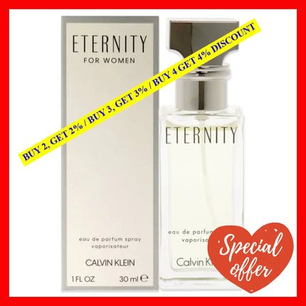 Eternity By Calvin Klein For Women - 1 Oz Edp Spray