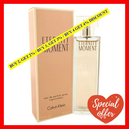 Eternity Moment By Calvin Klein For Women - 1.7 Oz Edp Spray