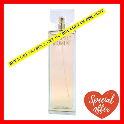 Eternity Moment By Calvin Klein For Women - 3.4 Oz Edp Spray (Tester)