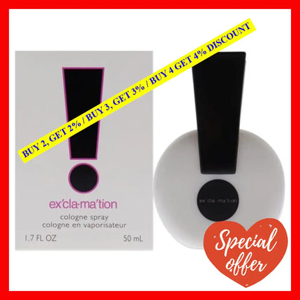 Exclamation By Coty For Women - 1.7 Oz Cologne Spray