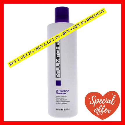 Extra Body Daily Shampoo By Paul Mitchell For Unisex - 16.9 Oz