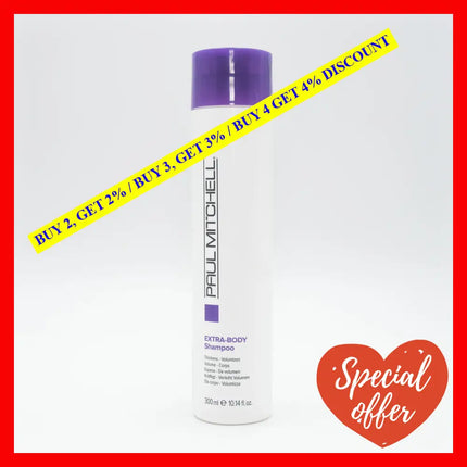 Extra Body Shampoo By Paul Mitchell For Unisex - 10.14 Oz