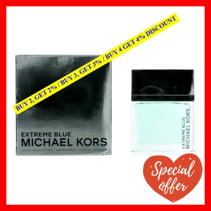 Extreme Blue By Michael Kors 2.3 Oz Eau De Toilette Spray For Men